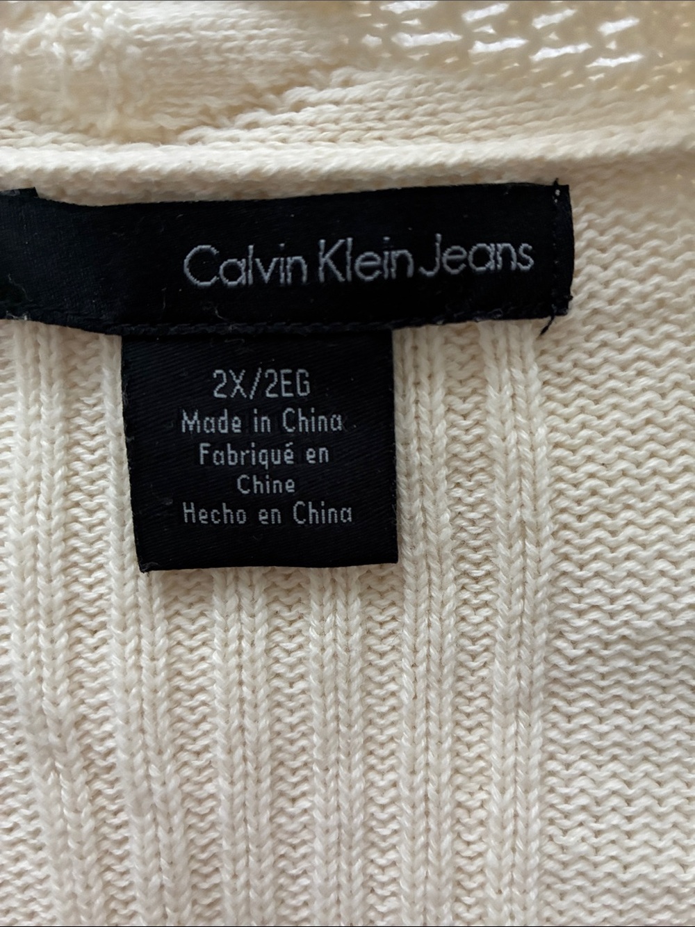 Calvin Klein Cardigan Size 2X